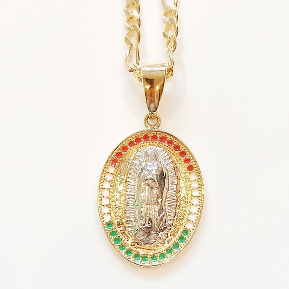 Other - 18kt Gold Plated Guadalupe Necklace.